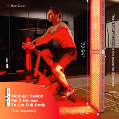 BestQool Pro300 full-body setup ready for home use and easy positioning.