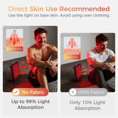 BestQool red light panel for body-use example for full-body sessions at home.