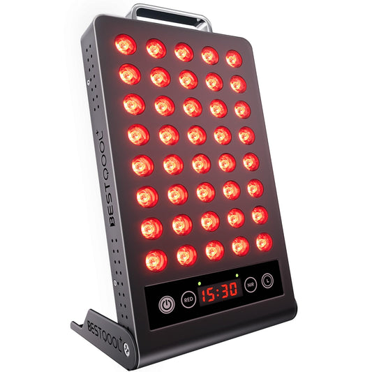 BestQool red light therapy panel front view for at-home facial and body use.