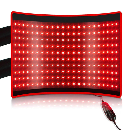 BestQool red light therapy wrap front view showing large coverage pad for targeted areas