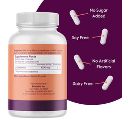BESTVITE gluten free and non-GMO capsules for purity.