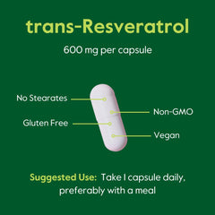 BESTVITE resveratrol capsule dissolving in water, easy daily use.