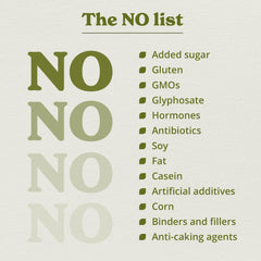 Better Alt Moringa Powder ingredients panel highlighting essential nutrients.