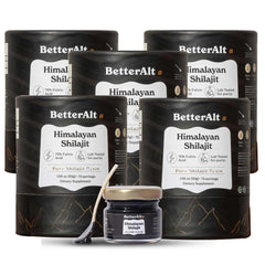 Better Alt Shilajit resin pack hero shows premium Himalayan formula for energy support.