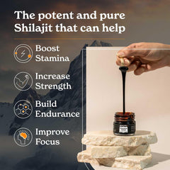 Better Alt Shilajit resin poured into glass for a quick morning ritual.