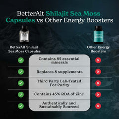 Better Alt Shilajit Sea Moss daily-use scoop demonstrates easy routine