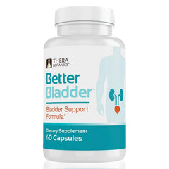 Better Bladder bottle front view shows natural bladder support formula