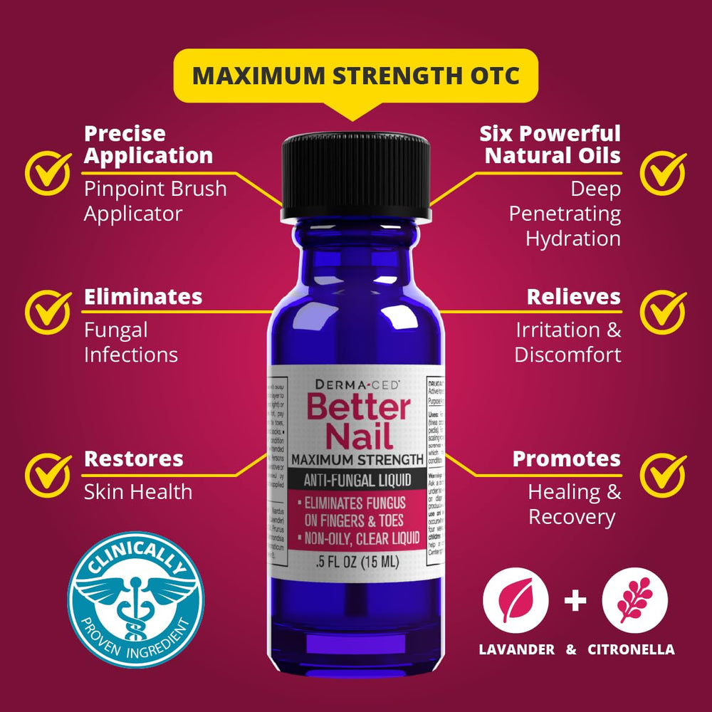 Better Nail natural oil blend nourishes nails and surrounding skin.