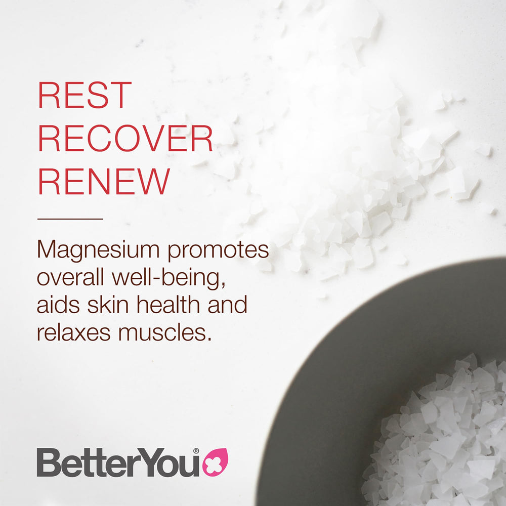 BetterYou Magnesium Joint Body Spray used on back for soothing muscle stiffness
