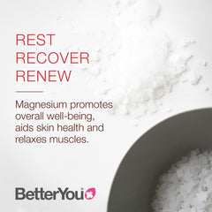 BetterYou Magnesium Joint Body Spray used on back for soothing muscle stiffness