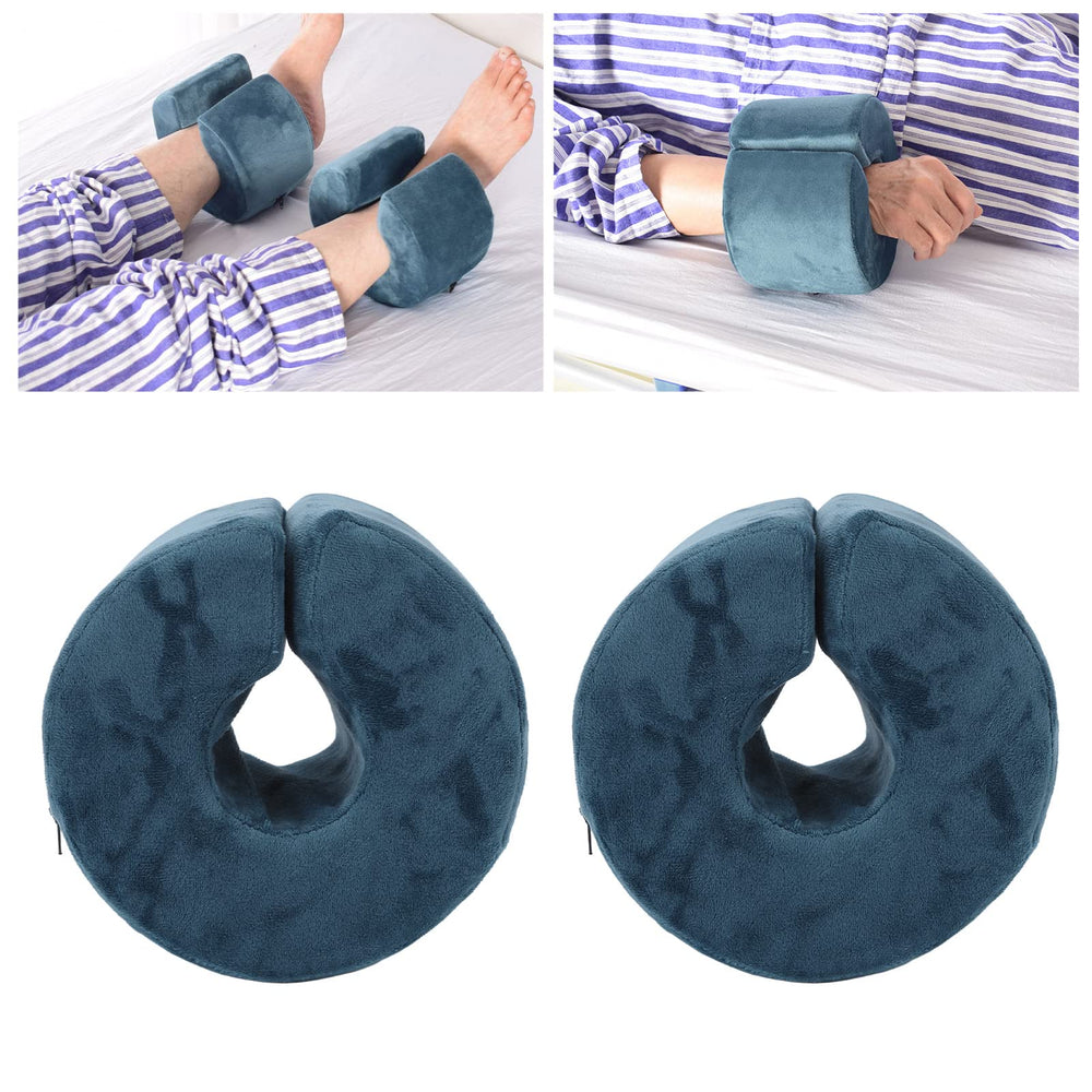 Betued foot lifter 360-rotating view shows versatile positioning for different sleep postures