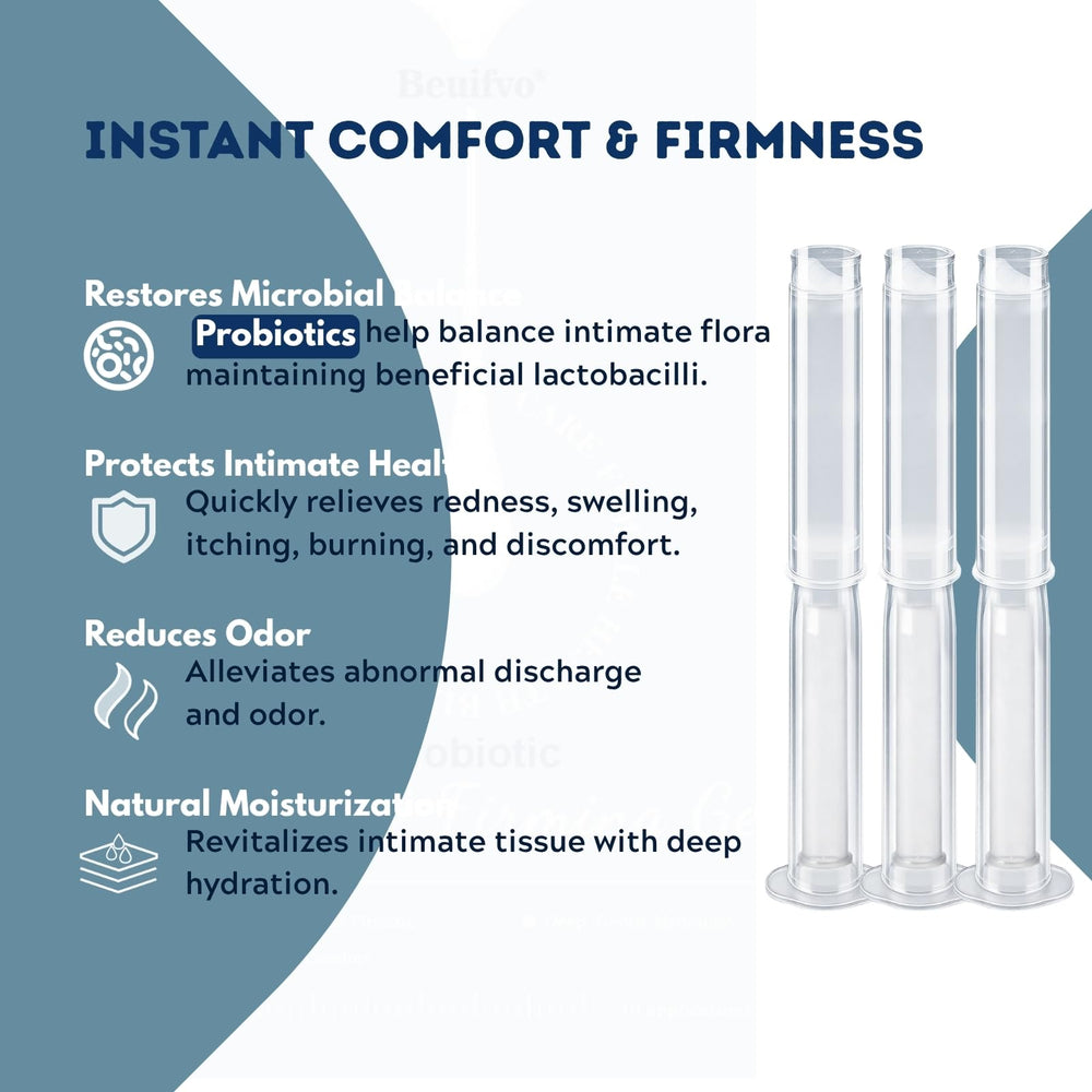 Beuifvo Probiotic Intimate Gel freshness boost promotes lasting confidence.