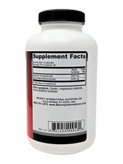 Close-up of Beverly International GH Factor label showing the clinical blend