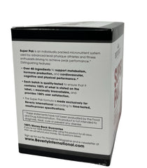 Beverly International Super Pak capsules close-up highlighting high potency vitamins