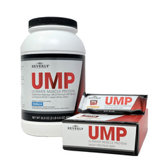 Creamy vanilla UMP shake in a glass for daily protein intake.