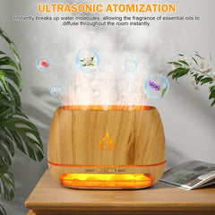 Beyn color-changing LED diffuser offers seven-color mood lighting.