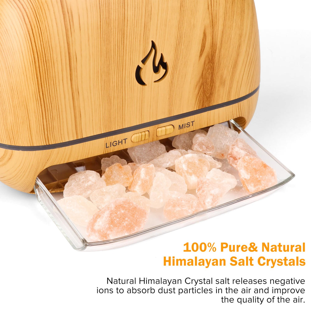Beyn ultrasonic diffuser emits cool mist while preserving essential oil potency.