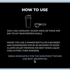 Beyond Good Foods vegan protein powder stirred in shaker bottle for on-the-go use
