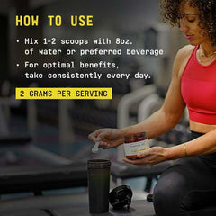 Beyond Raw Creatine HCl powder gluten-free and sugar-free label