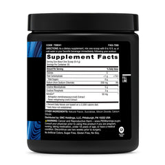 Beyond Raw Creatine Monophate blue raspberry container supports intense training.