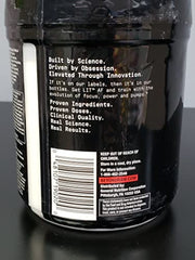BEYOND RAW LIT label highlights caffeine blend on bottle.