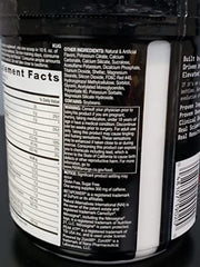BEYOND RAW LIT powder poured into glass showing sweet-tart flavor.