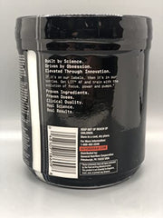 Scoop of BEYOND RAW LIT ICY Fireworks powder ready to mix