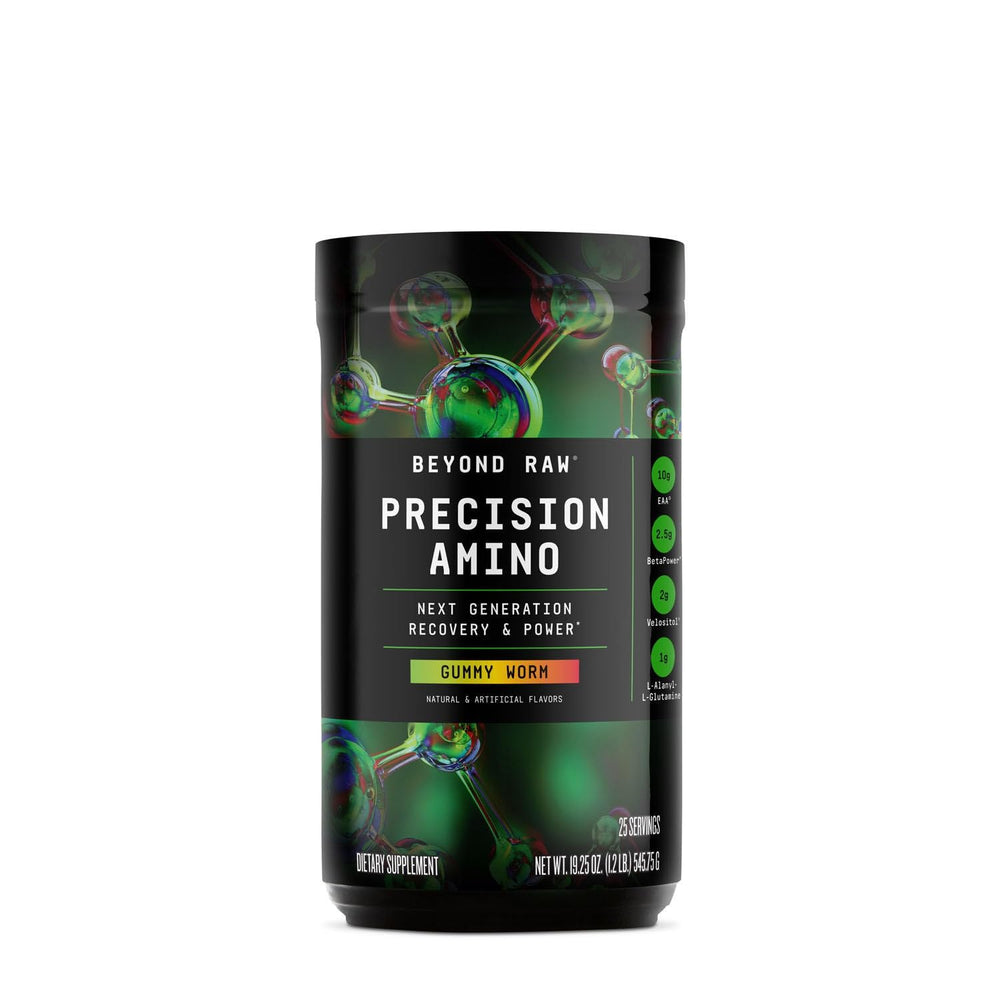 Beyond Raw Precision Amino bottle ready for recovery and hydration