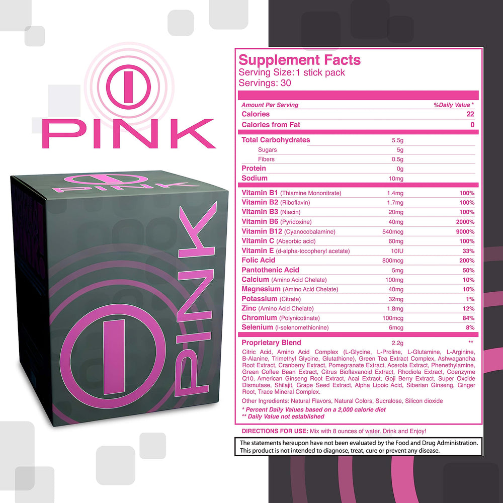 bhip Pink for Women Alive glass with water showing easy mixing and daytime vitality