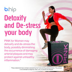 bhip Pink for Women Alive open packets highlighting quick pre-workout energy