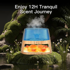 BieJiahWeiBie amber glow creates warm, relaxing atmosphere.