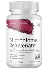 BIG BOLD HEALTH Microbiome Rejuvenate bottle front promotes gut wellness.