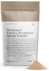BIG BOLD HEALTH buckwheat sprout powder bottle for easy plant-based daily nutrition