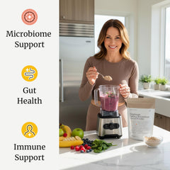 BIG BOLD HEALTH sprout powder dispense cap showing clean pouring and freshness