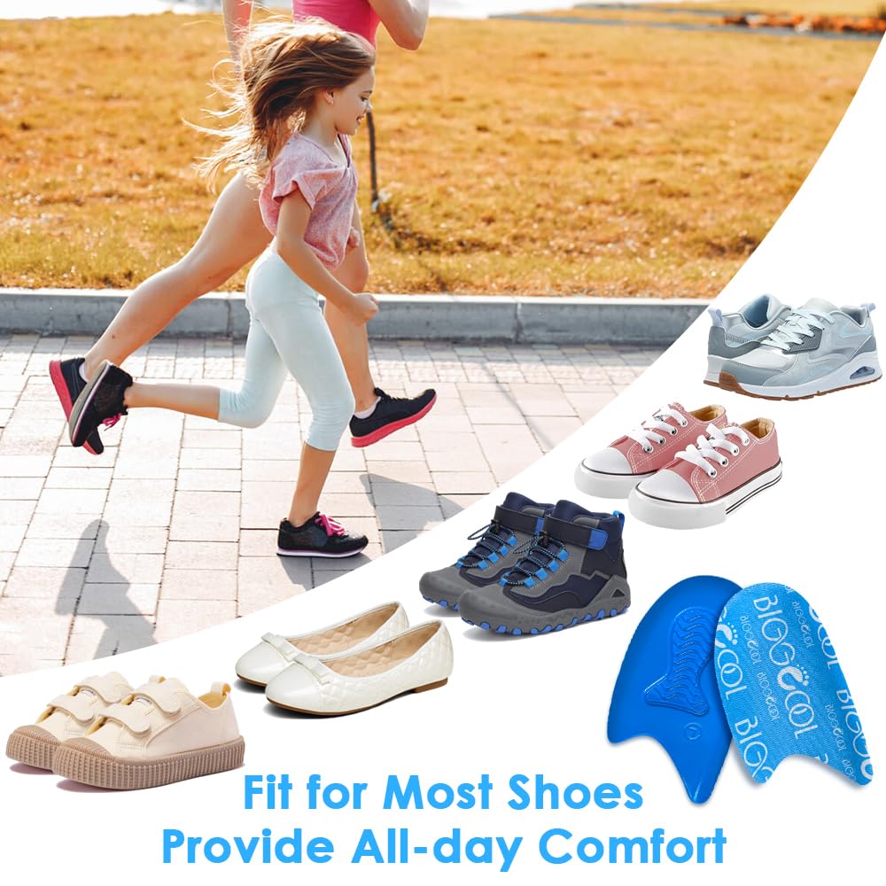 BIGGCOOL Heel Cups non-slip underside grip for active wear.