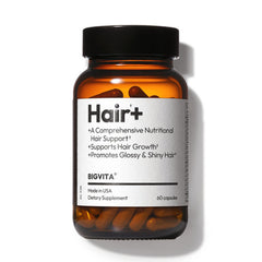 BIGVITA Hair Growth Supplement bottle front promoting daily nourishment for healthier hair
