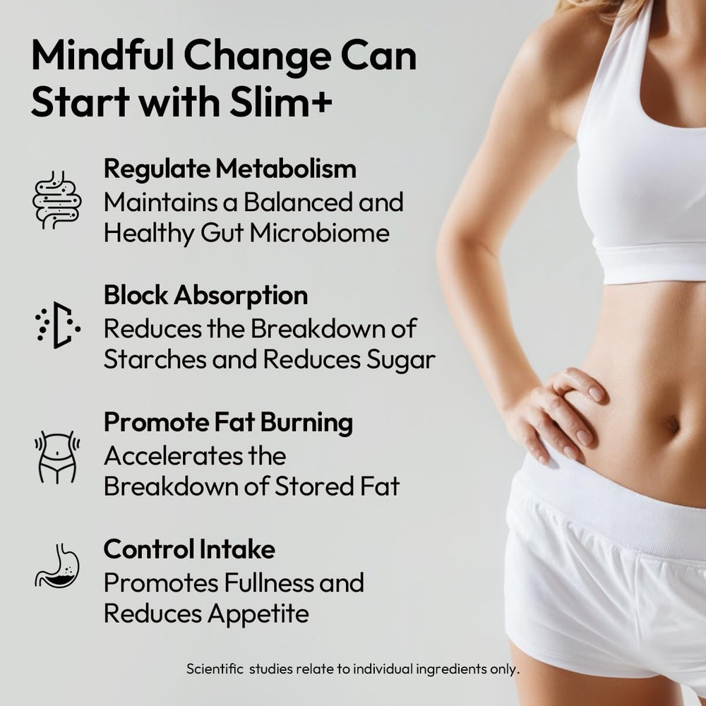 BIGVITA Slim+ bottle back showing nutrition facts and hormone-free ingredients
