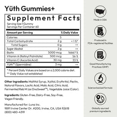 BIGVITA Yuth Gummy tabletop scene conveys easy, everyday supplement routine.