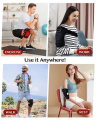 BINODIC compact knee brace design ideal for post-workout recovery.