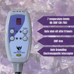 Bio Amethyst Ereada mini mat heating area targets back and legs with gentle warmth