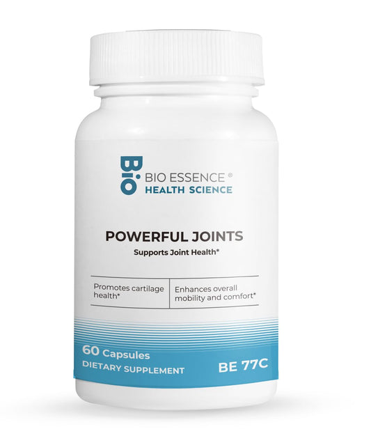 Bio Essence Health Science Powerful Joint bottle with label for daily joint care