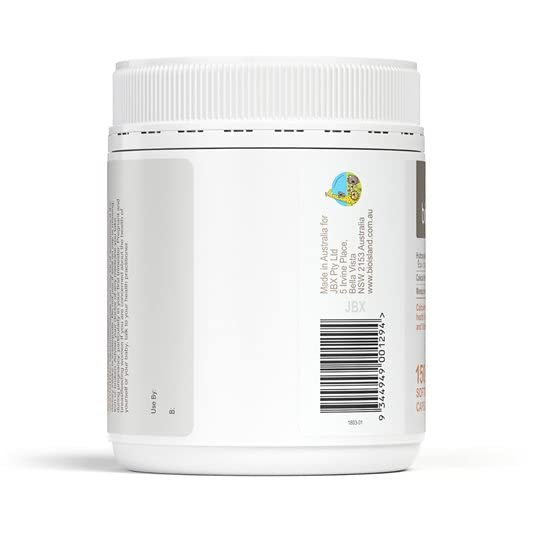 Age-based dosage guidance for Bio Island Milk Calcium Bone Care capsules
