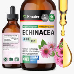 BIO KRAUTER Echinacea bottle front for daily wellness.