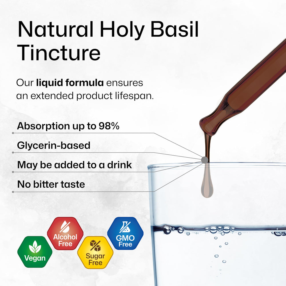BIO KRAUTER Vegan tincture label highlights alcohol-free, plant-based calm support.