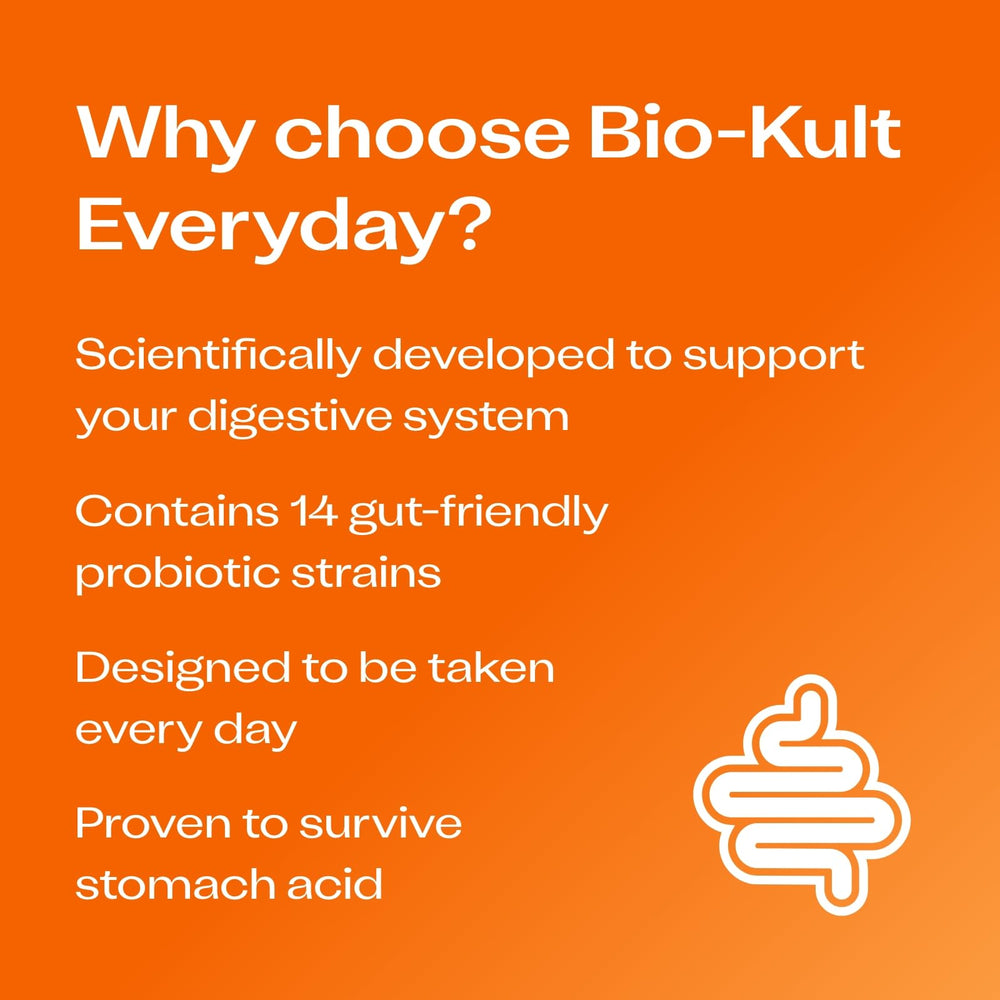 Close-up of Bio-Kult Gut Health capsules