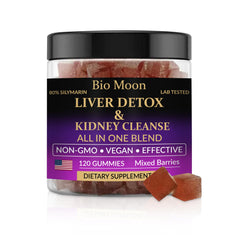Bio Moon liver detox gummies in a jar support natural cleansing and daily wellness