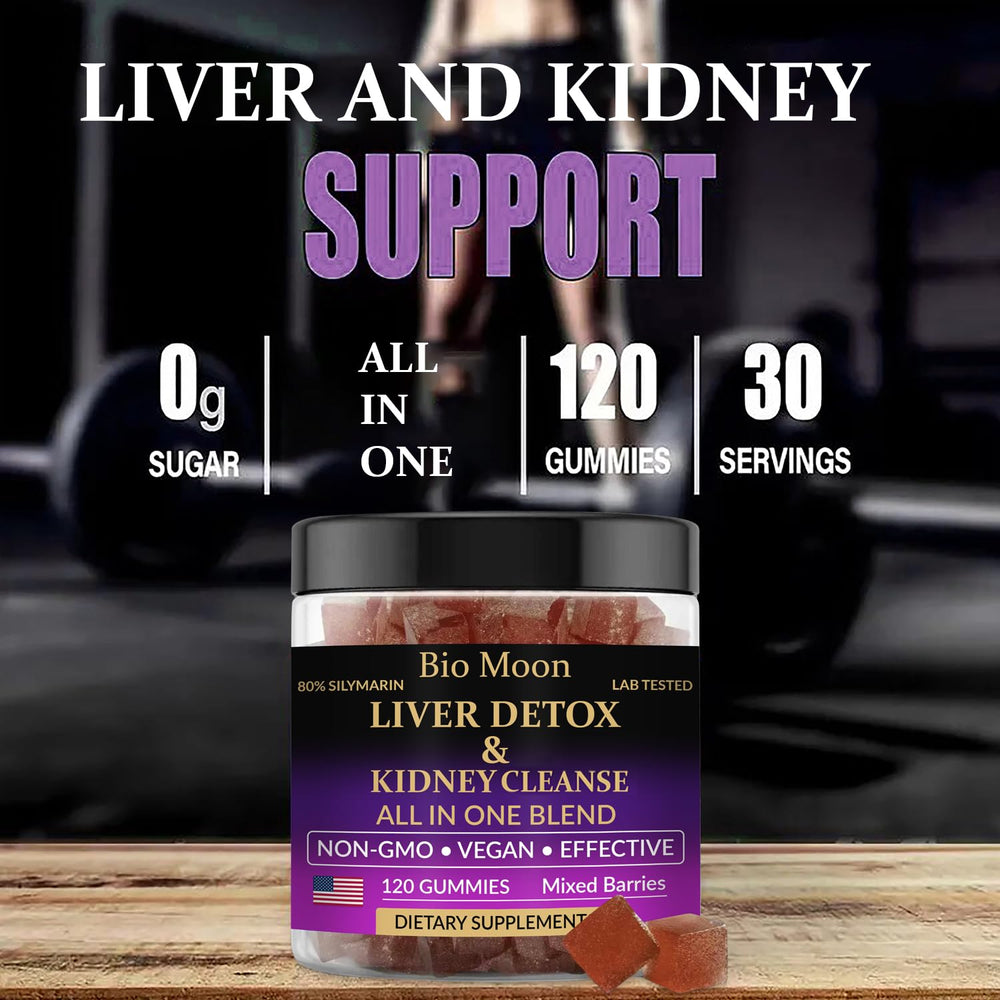 Bio Moon milk thistle complex gummies emphasize liver health and immunity support
