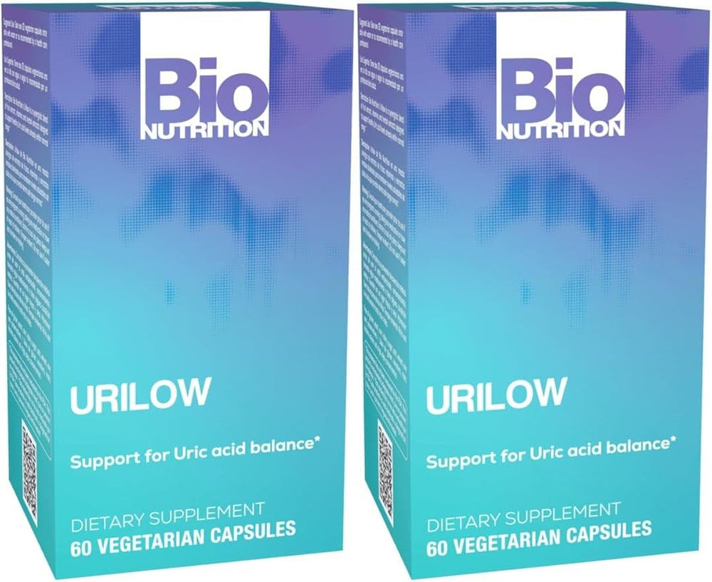 Bio Nutrition Urilow two-pack bottles for daily urinary wellness