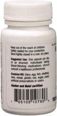 Bio-Tech Pharmacal MK-7 bottle nutrition label highlighting 150 mcg per capsule.