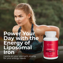 BioAvailable Liposomal Iron being used during a daily routine